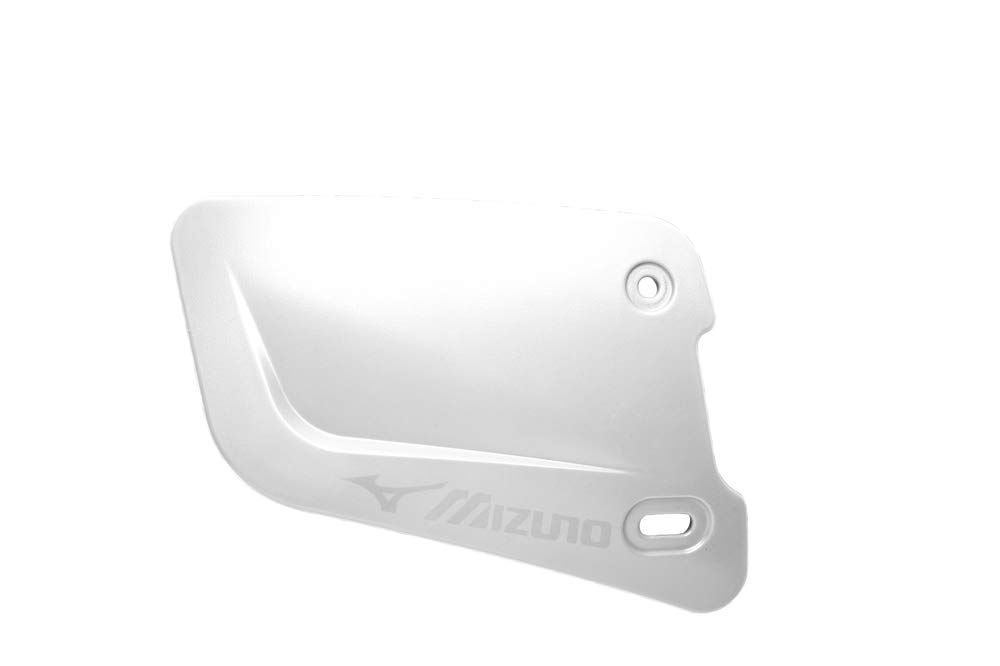 Photo 1 of Mizuno Batters Face Protector, White, Right Hand Batter