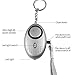 RP S 140db Personal Alarm Keychain Siren Emergency Sos Self Defense Horn (Silver)