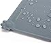 Hoki Found Silicone Pet Food Mats Tray - Non Slip Pet Dog Cat Bowl Mats Placemat - FDA Approved Grade Dog Pet Cat Feeding Mat - Waterproof Dog Cat Food Mats -Pet Water Mats for Carpet, Gray primary