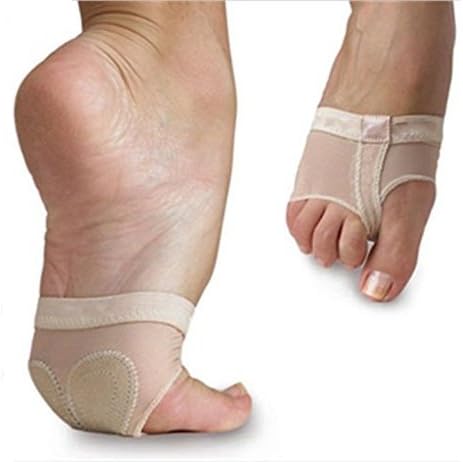 WLM Footful 1 Pair Ballet Dance Thong Metatarsal Pads Ball of Foot Forefoot Cushions Covers 8-11CM