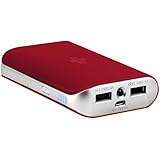 Swiss Mobility Universal Power Pack 6000mAh for iOS, Android &amp; USB Devices, Red