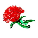 Original 3D Crystal Puzzle - Rose Red