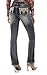 WallFlower Women's Luscious Curvy Bootcut Mid-Rise Bling Insta Stretch Juniors Jeans (Standard and Plus), Davina, 7