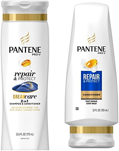 Pantene Pro-V Shampoo and Conditioner Duo Set, 12 - 12.6 FL Ounces (Repair &amp; Protect)