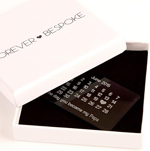 Personalised Papa Grandad Coloured Acrylic Key Ring Black