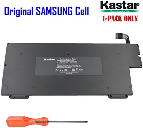 Kastar New Laptop Battery (1-Pack) for Apple A1245 A1237 A1304 MacBook Air 13" (only for Early 2008 Late 2008 Mid 2009), also fit MB003 MC233 MC234 MC503 MC504 [Li-Polymer 4-cell 7.2V / 37Wh]