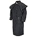 Outback Trading Unisex 2042 Low Rider Waterproof Breathable Full-Length Oilskin Duster Coat, Black, XX-Large