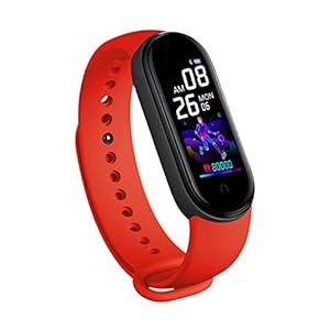 unknow M5 Smart Horloge Mannen Vrouwen Hartslagmeter Bloeddruk Fitness Tracker Door A-LAOWENG