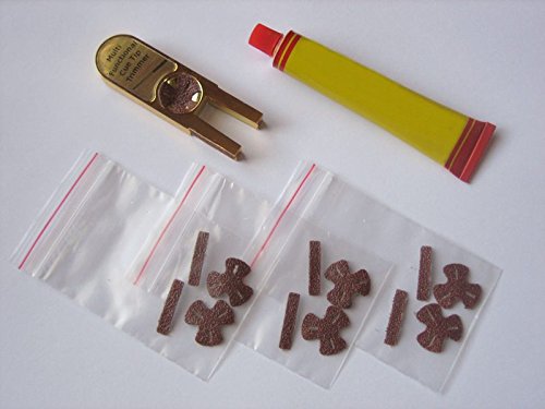 [VALUE PACK] Golden Brick I Billiard Pool Cue Stick Tip Tool Shaper w/ Refill Kit