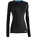 Under Armour Women's UA Base 2.0 Crew Black/Cortez T-Shirt SM (US 4-6)