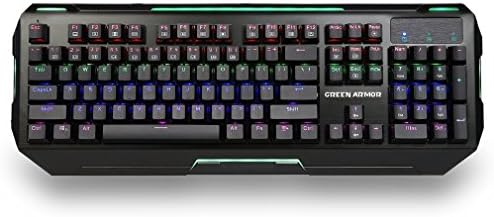 MechanicalEagle Real Mechanical Gaming Keyboard, Z3000 Multicolor 9-Mode Backlit 104-Key Mechanical Gaming Keyboard with Blue Switches-DIY Replaceable
