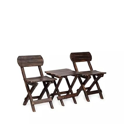 Onlineshoppee Coffee Table Set (Brown, Set of 3)