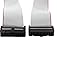uxcell a15050500ux0854 2 Pieces IDC F/F Flat Ribbon Cable 20 Pin/Wire 2.54 mm Pitch 20P 48 cm