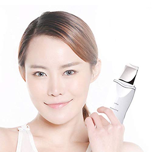 Electric Facial Skin Scrubber Blackhead Remover - Comedone Extractor - Pore Cleaner Removal Kit - Skin Exfoliator Facial Lifting Tool - Face Spatula Cleansing Brush - Thumbnail 5