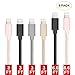 iPhone Charger, Lightning Cable 6 pack, Compatible with for iPhone 8 Plus / 8 /7 Plus / 7 / 6 Plus / 6s /6 / 5s / 5, iPad mini /4 /3 / 2, iPad Pro Air 2 and more other Apple devices