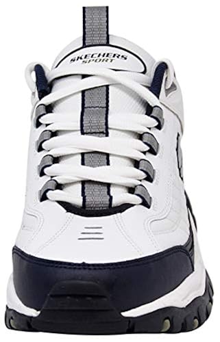 Skechers Men's Energy Afterburn White/Navy Blue Sneaker M US
