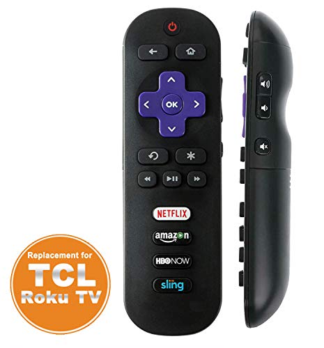 Remote Control Compatible with TCL ROKU TV 55S405 40S3800 50UP120 65S401 32S301 32s305 32S850 32S3700 32S3750 43FP110 43UP120 48FS3700 48FS3750 50FS3850 50UP120 28S3750 32FS3700 32S850 (Only Remote)