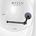 RTZEN Decorative Universal Toilet Paper Holder - Wrought Iron Handmade Black TP Roll Hanger Décor - Basic Rot Metal - Wall Mount Easy Installation