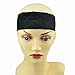 GEX Wig Grip Band Adjustable Velvet Non-Slip Breathable Head Band to Keep Wig Secured and Prevent Headaches (Black)