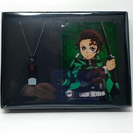 Amazon 鬼滅の刃 炭治郎の耳飾り ネックレス ブロマイド 公式グッズ アイドル 芸能人グッズ 通販