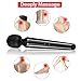 Cordless Wand Massager with 3 Powerful Speeds and 5 Vibration Modes for Neck Shoulder Back Body Massage, PALOQUETH Handheld Rechargeable Massager for Deep Tissue Massage Muscles Pain Relief