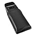 Turtleback Belt Case for Samsung Note 9 and Note 8 Black Vertical Holster Leather Pouch with Heavy Duty Rotating Ratcheting Belt Clip,
