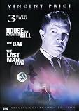 Vincent Price 3 Feature Films: House on Haunted Hill/The Bat/The Last Man on Earth