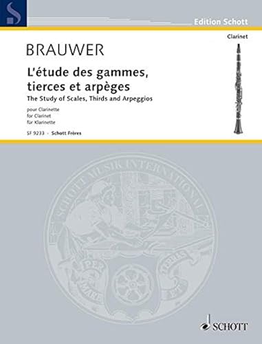Download L'études des gammes, Tierces et Arpèges --- Clarinette PDF