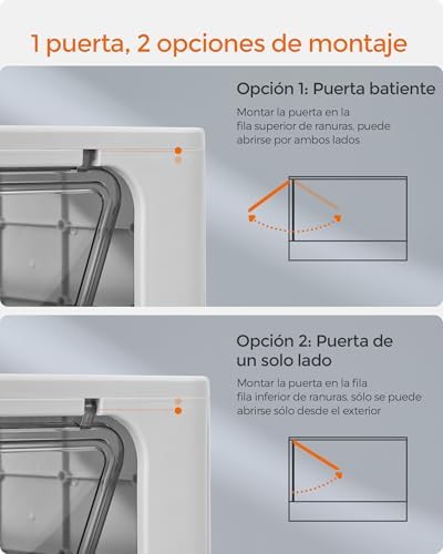 Arenero para Gatos, Caja Arena con Bandeja Extraíble, Pala, Cepillo, Espacioso para Gatos Grandes, Carga de 15 kg, Antifiltración, Antiescapes, Gris Claro y Gris Paloma PPT001GD03