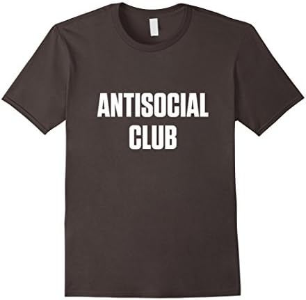 Mens Antisocial club Shirts Medium Asphalt