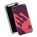 Cell Phone Case Cover For Iphone X,Matoen Thermal Sensor Physical Discoloration Softphone Case (For Iphone X, Purple)