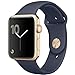 Apple Watch Series 2 42mm (Gold Aluminum Case, Midnight Blue Sport Band) MQ152LL/A