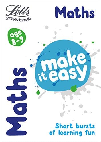 Maths Age 8-9 (Letts Make It Easy) Paperback – 1 July 2015