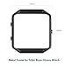 Simpeak Frame Compatible with Fitbit Blaze, Pack of 3,Stainless Steel Metal Frame Replacement for Fitbit Blaze, Black, Silver, Rose Gold