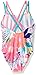 Gymboree Girls' Floral Print Cross Back Onepiece