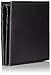 Alpine Swiss Mens Leather Wallet 2-In-1 Bifold Flip up Removable Card Case Black