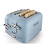DeLonghi-Argento-Flora-CT04AZ-4-Slice-Toaster-Agave-Blue De'Longhi Argento Flora CT04.GR 4 Slice Toaster - Peppermint Green
