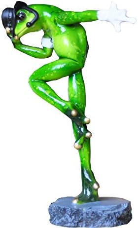 Kenr Ain Michael Jackson Frog Figurines Moral Integrity Frog Designed Birthday Gifts for Kids Green