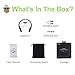 Bluetooth Neckband Headphones Wireless In-Ear Headset Zealot H7 Noise Cancelling Earphones Magnetic Earbuds Sports Running with Built-in Mic(Black)
