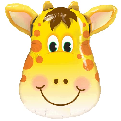 Giraffe Animal Foil Balloon, 89cm (2 pack) — image 1