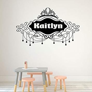 personalised name wall art