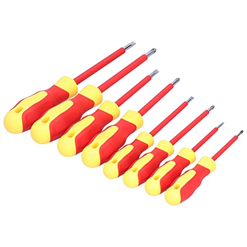 YWBL-WH Isolierter Elektrischer Schraubendreher-Satz Metrisches Schraubendreher-Set mit Werkzeugtasche, Schraubenzieher… – Bild 8