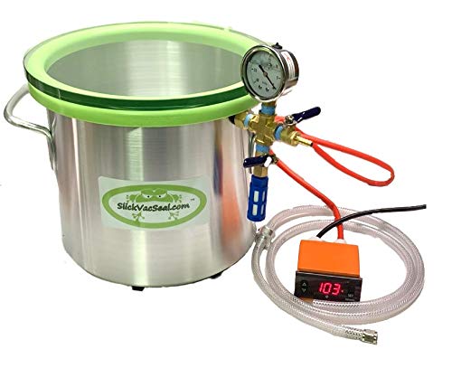 3 -Gallon Heated Vacuum Chamber with Temp Glass