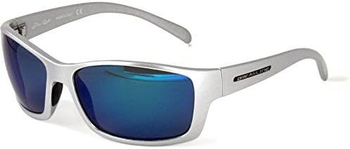 Steel Shad - BreakLine Polarized Sunglasses - Jim Root Edition - Blue Mirror Lens - Plus Hard Case, Strap, Microfiber Wipe