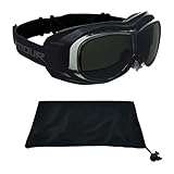 Fit over Glasses Goggles Polarized Anti Glare for Motorcycle Riding, Skiing, Cycling, Outdoor Activities