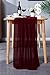 Aviviho 10ft Burgundy Table Runner Chiffon Table Runner Wedding Table Runner 29 x 120 Inch for Romantic Wedding Decor Boho Party Bridal Shower Baby Shower Party Table Decorations