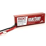 Dynamite Reaction 7.4V 5000mAh 50C 2S LiPo, Hardcase: EC3, DYNB3802EC