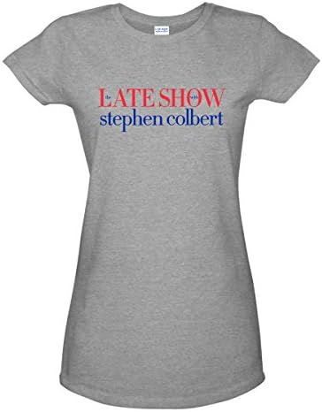 The Late Show With Stephen Colbert Women's T-Shirt Grey XXL