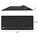 ENHANCE XXL Large Extended Gaming Mouse Pad with 2XL Ergonomic Memory Foam Wrist Rest Support (31.5 x 13.78 x 1 inches) - Anti-Fray Stitching & Soft Cushion Mat Surface for Desk, Office (Black)
