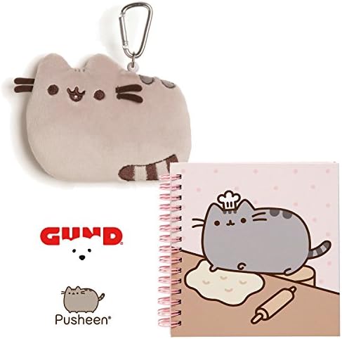 Gund Pusheen the Cat 80 Page Notebook and ID Case Bundle